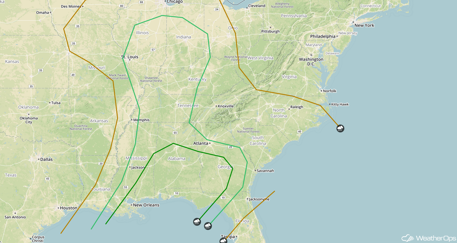 SPC Convective Outlook for Saturday, December 1, 2018