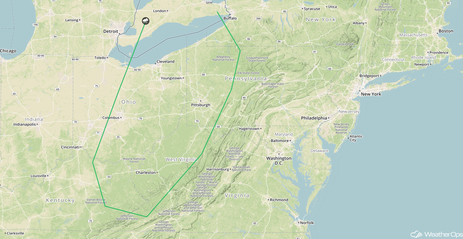 SPC Convective Outlookl for Saturday, May 19, 2018