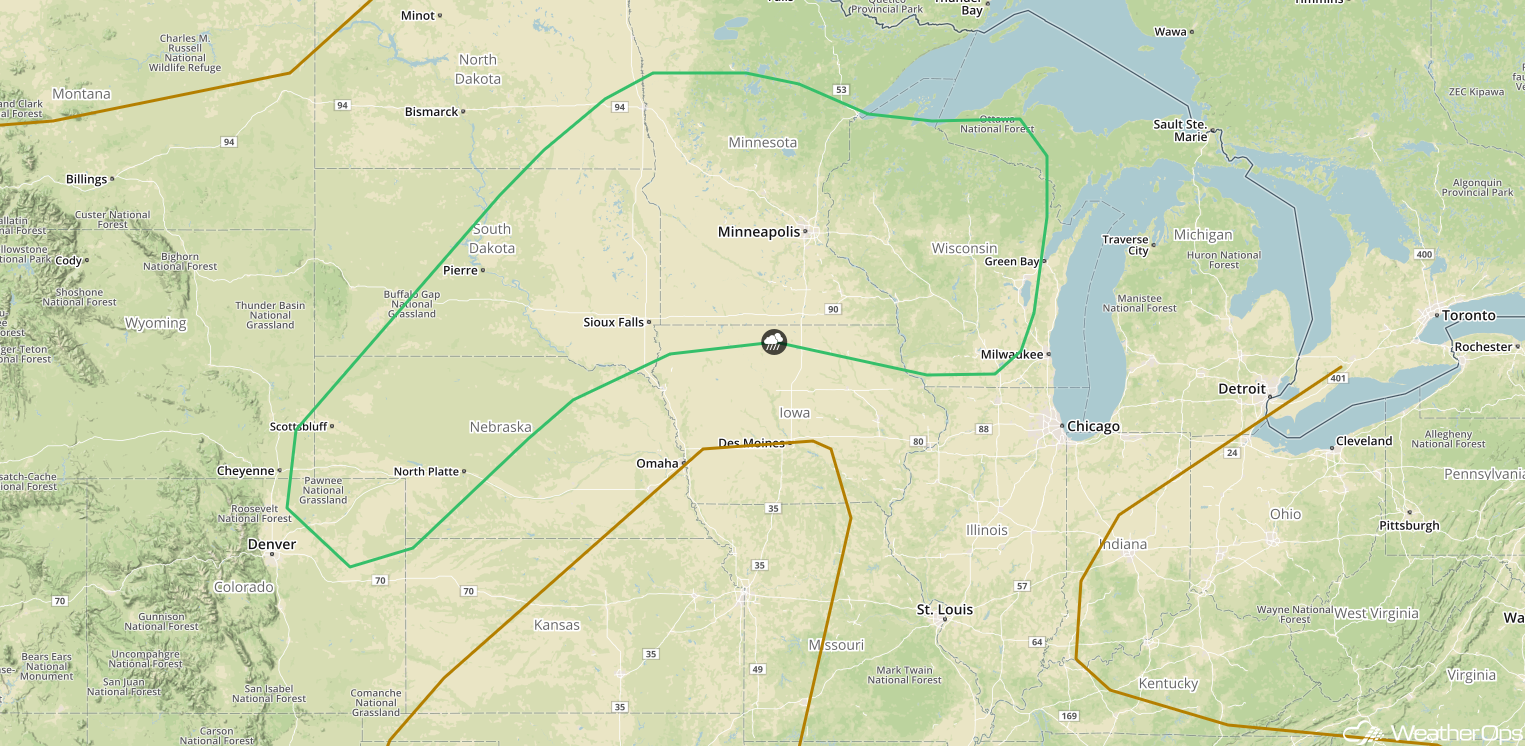 SPC Convective Outlook for Friday. June 15, 2018