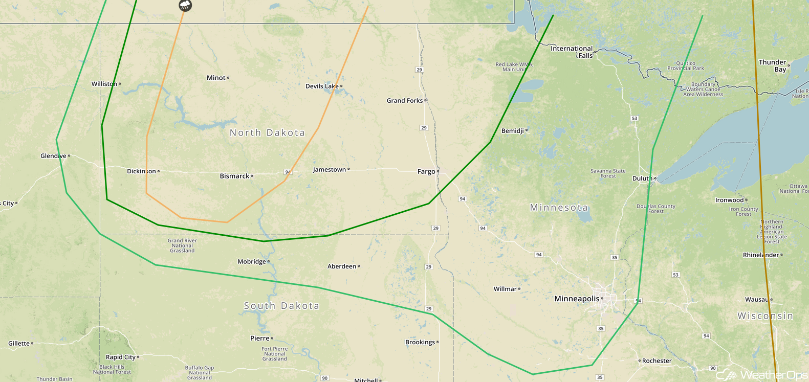 SPC Convective Outlook  for Thursday, June 14, 2018