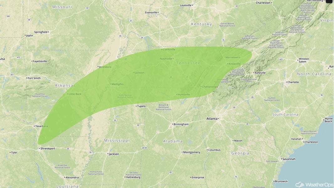 Excessive Rainfall Risk Outline for Wednesday, February 28, 2018