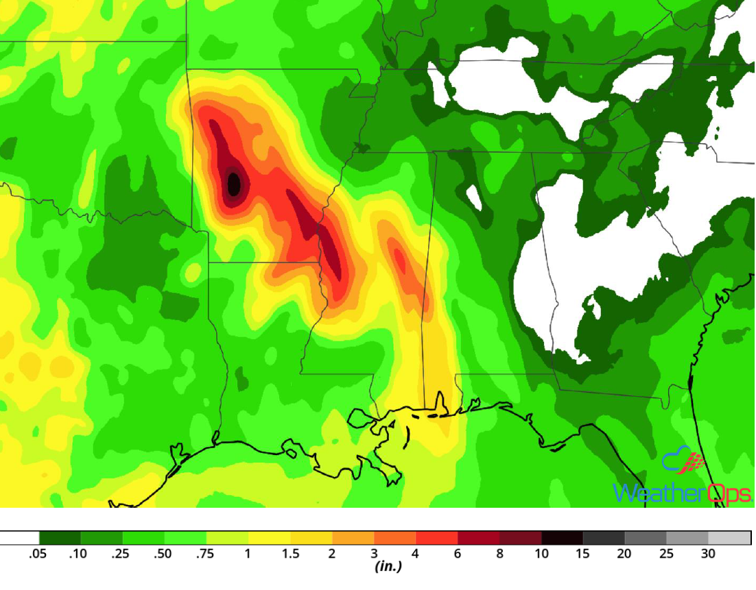 Rainfall Accumulation for September 5-7, 2018