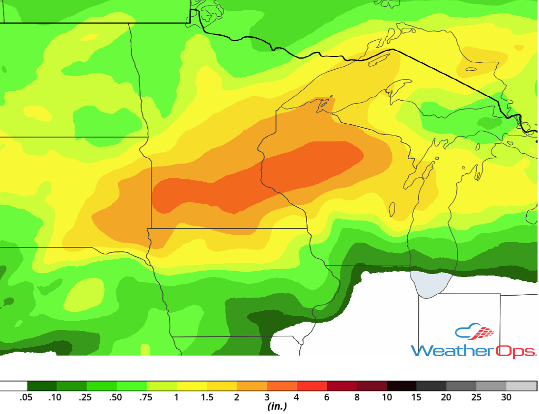 Rainfall Accumulation for September 19-20, 2018