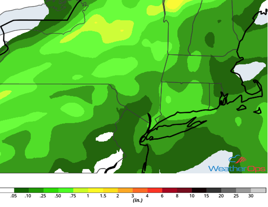 Rainfall Accumulation for Wednesday, September 26, 2018