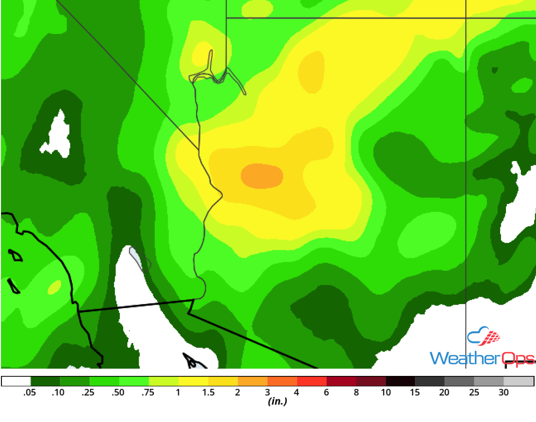 Rainfall Accumulation for October 2-3, 2018