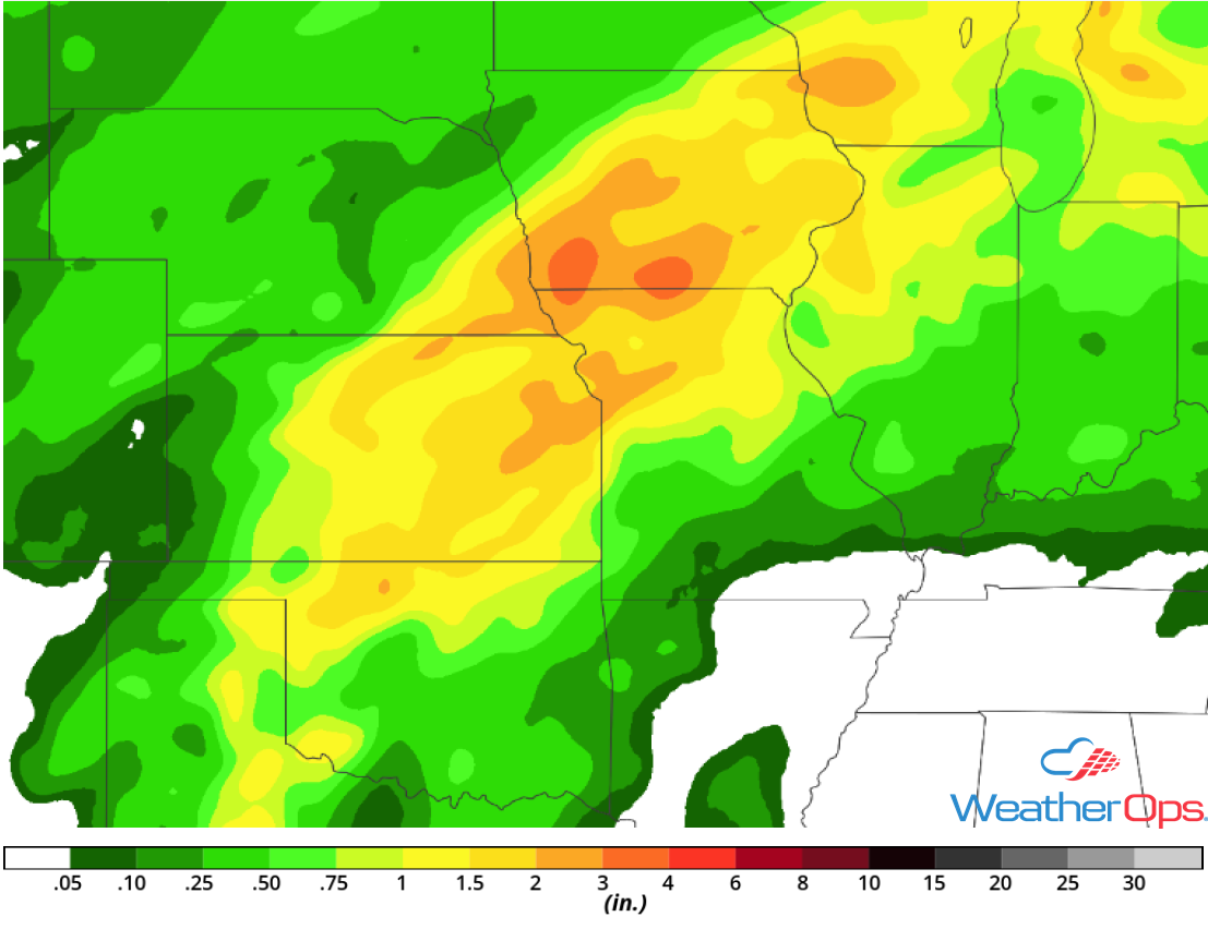 Rainfall Accumulation for October 5-6, 2018