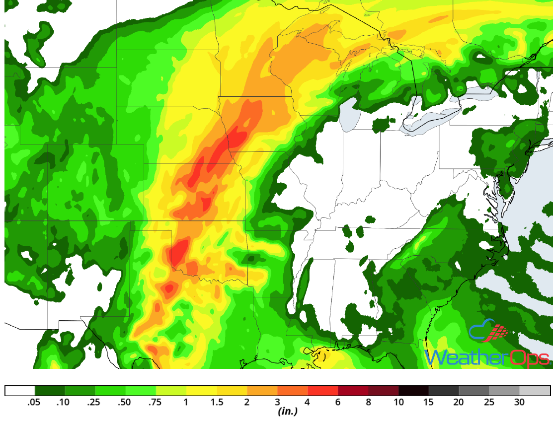 Rainfall Accumulation for October 8-9, 2018