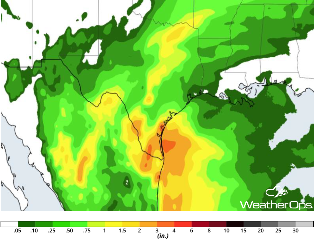 Rainfall Accumulation for October 20-21, 2018