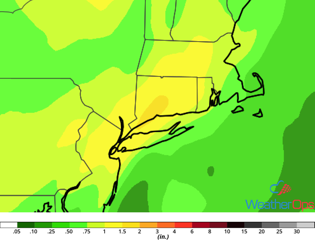 Rainfall Accumulation for Friday, November 9, 2018