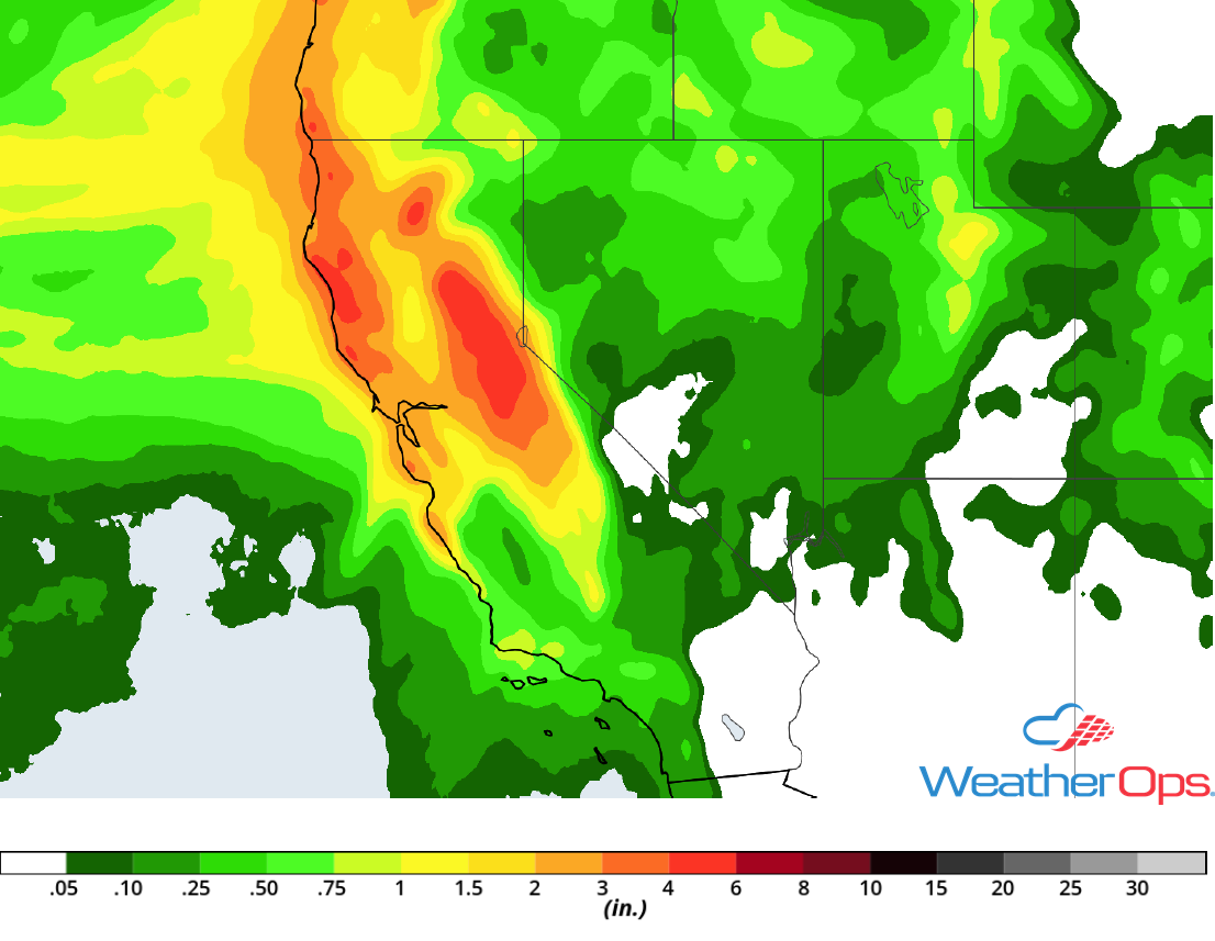 Rainfall Accumulation for November 21-23, 2018