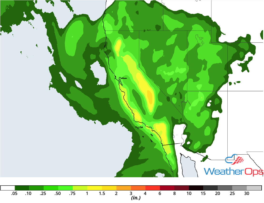 Rainfall Accumulation for Thursday, November 29, 2018