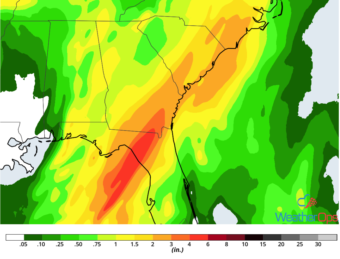 Rainfall Accumulation for Friday, December 12, 2018