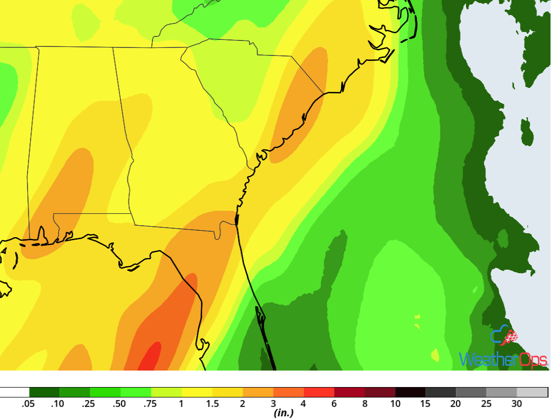 Rainfall Accumulation for Friday, December 14, 2018