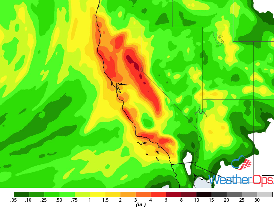 Rainfall Accumulation for January 15-17, 2019
