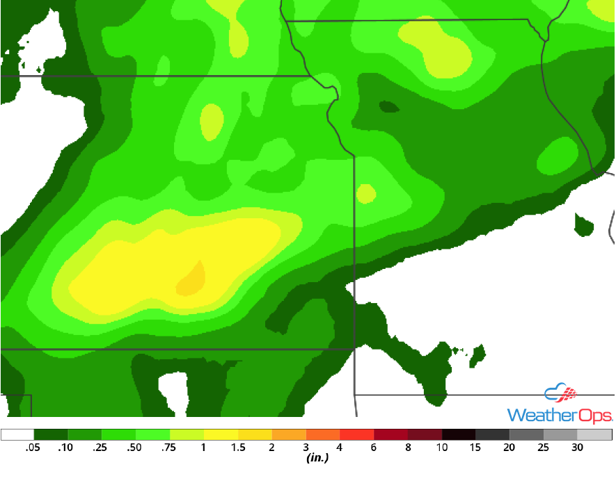 Rainfall Accumulation for May 2-3, 2018