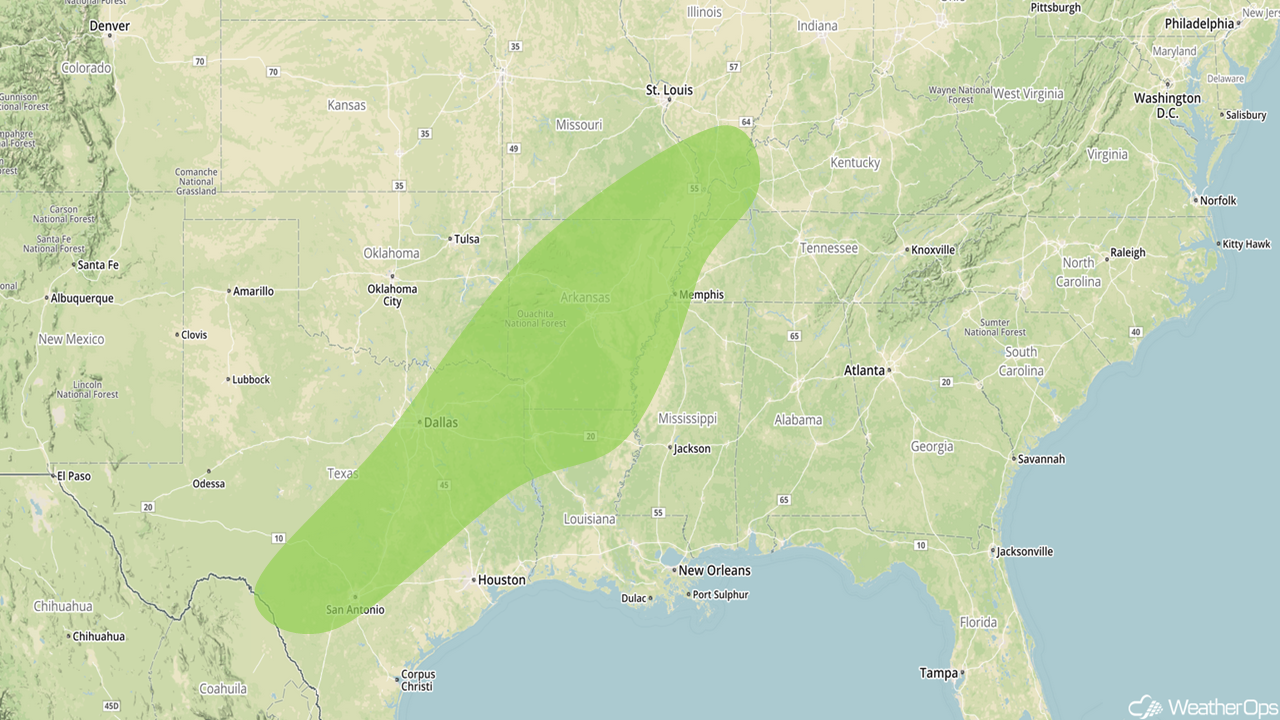 Excessive Rainfall Risk Outline for February 20-21, 2018