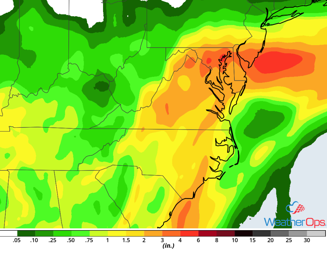 Rainfall Accumulation for May 17-18, 2018