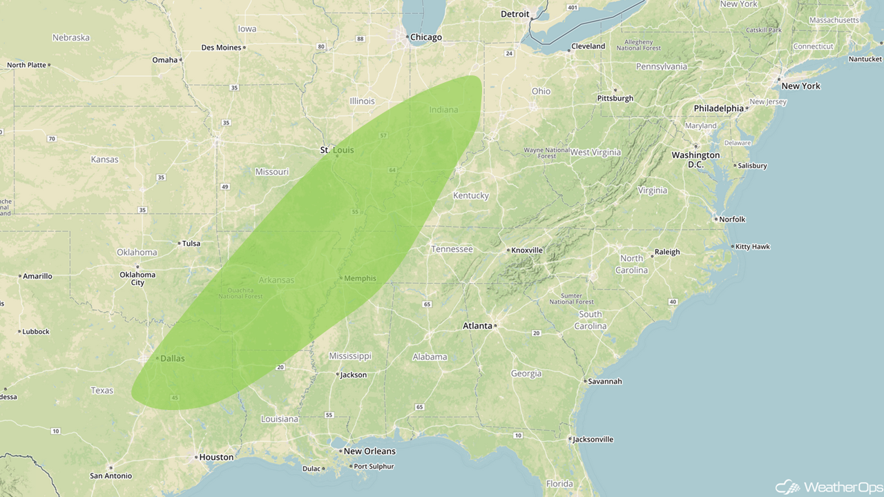 Excessive Rainfall Risk Outline for February 20-22, 2018