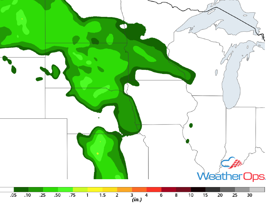 Rainfall Accumulation for Thursday, June 7, 2018