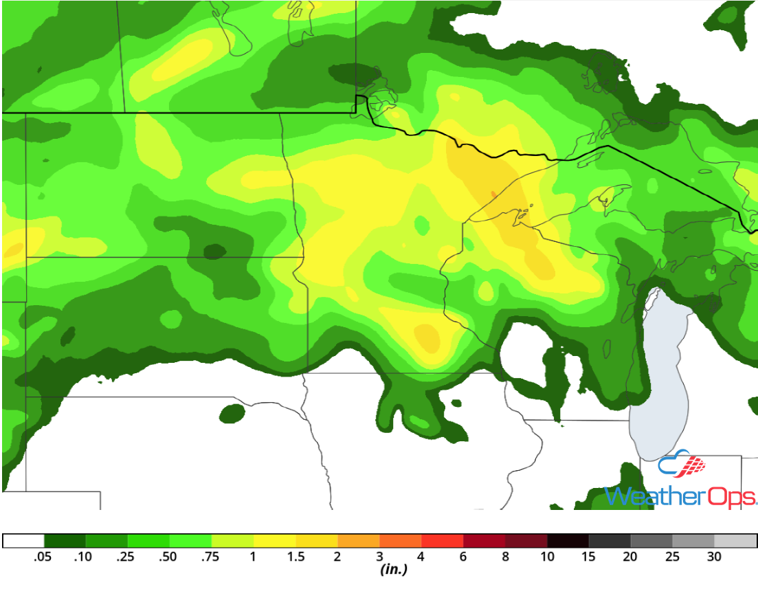 Rainfall Accumulations for June 14-16, 2018