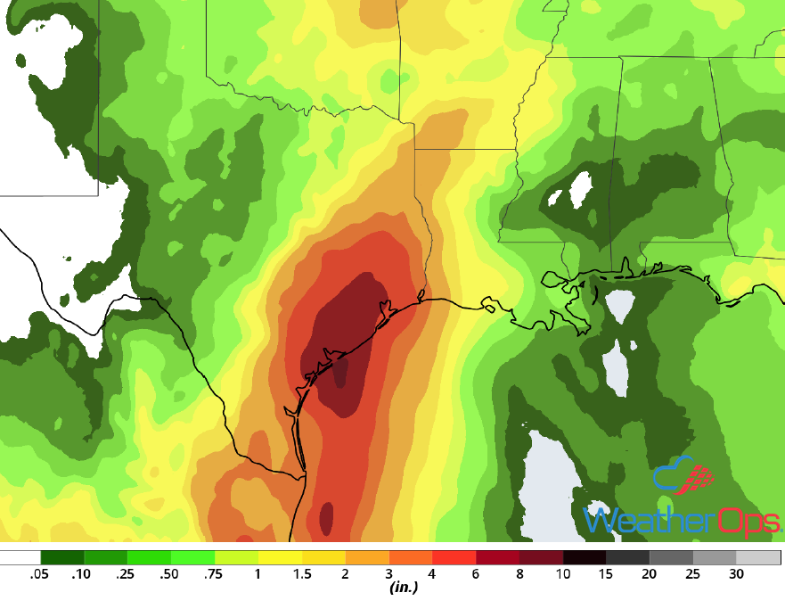 Rainfall Accumulation for June 18-20, 2018