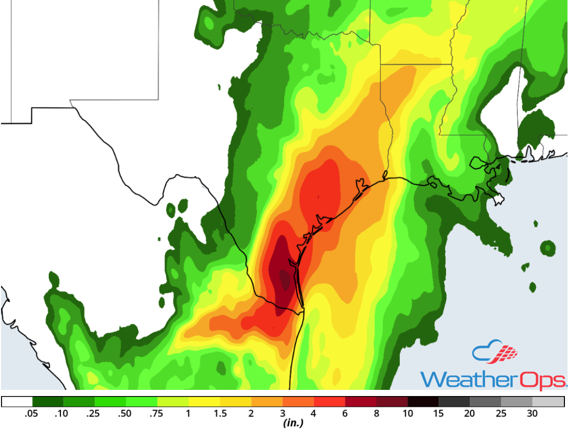 Rainfall Accumulation June 19-21, 2018