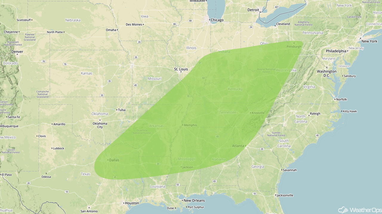 Excessive Rainfall Risk Outline for February 23-25, 2018
