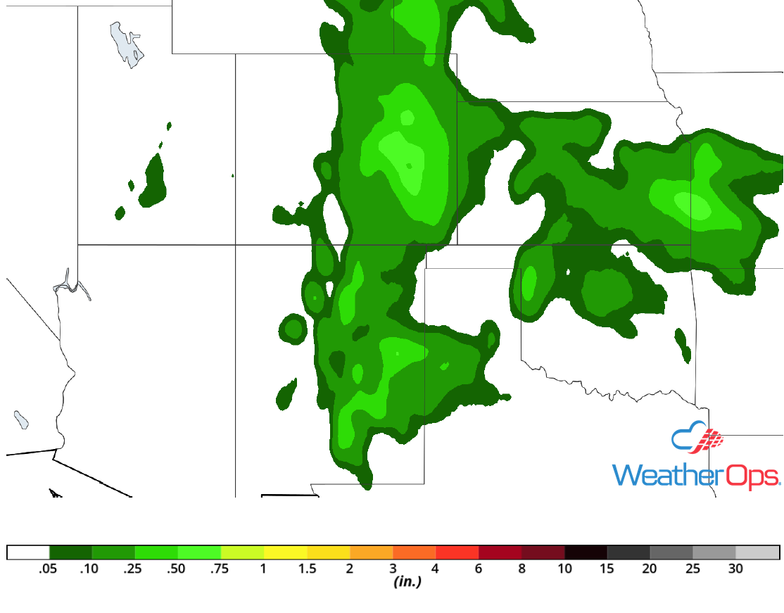 Rainfall Accumulation for Thursday, July 26, 2018