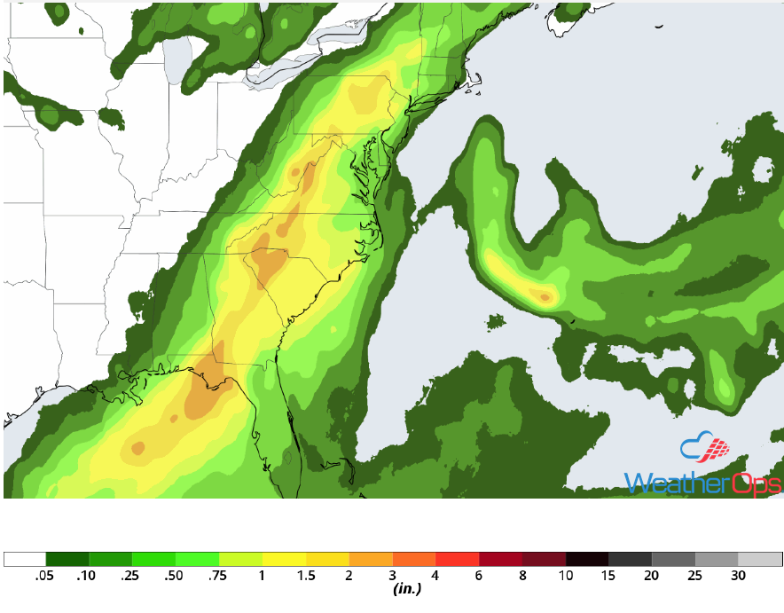 Rainfall Accumulation for August 2-3, 2018