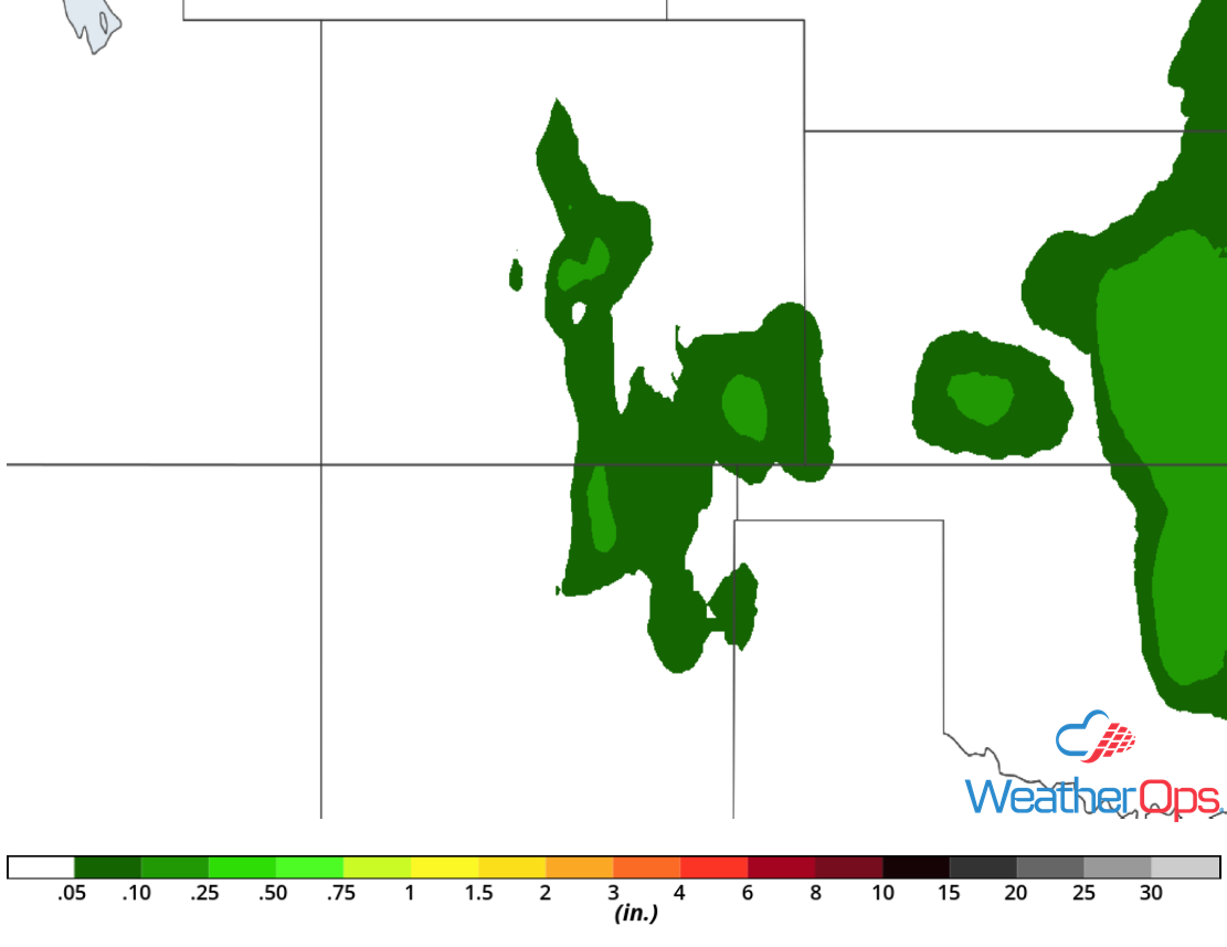 Rainfall Accumulation for Tuesday, August 8, 2018