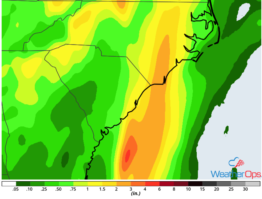 Rainfall Accumulation May 18-19, 2018