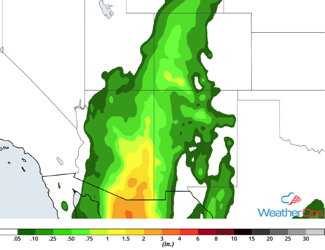 Rainfall Accumulation for June 15-16, 2018