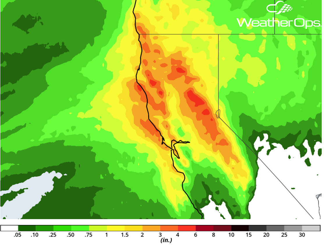 Rainfall Accumulation for April 6-7, 2018