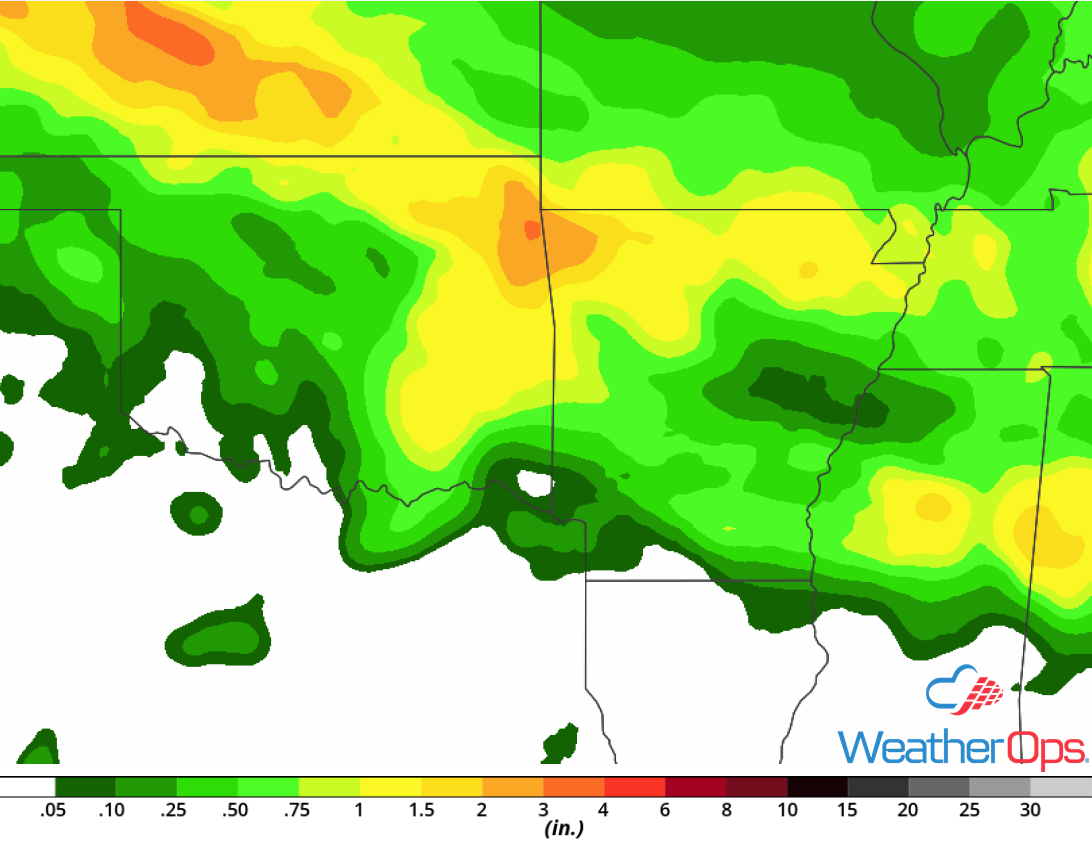 Rainfall Accumulation for June 22-23, 2018