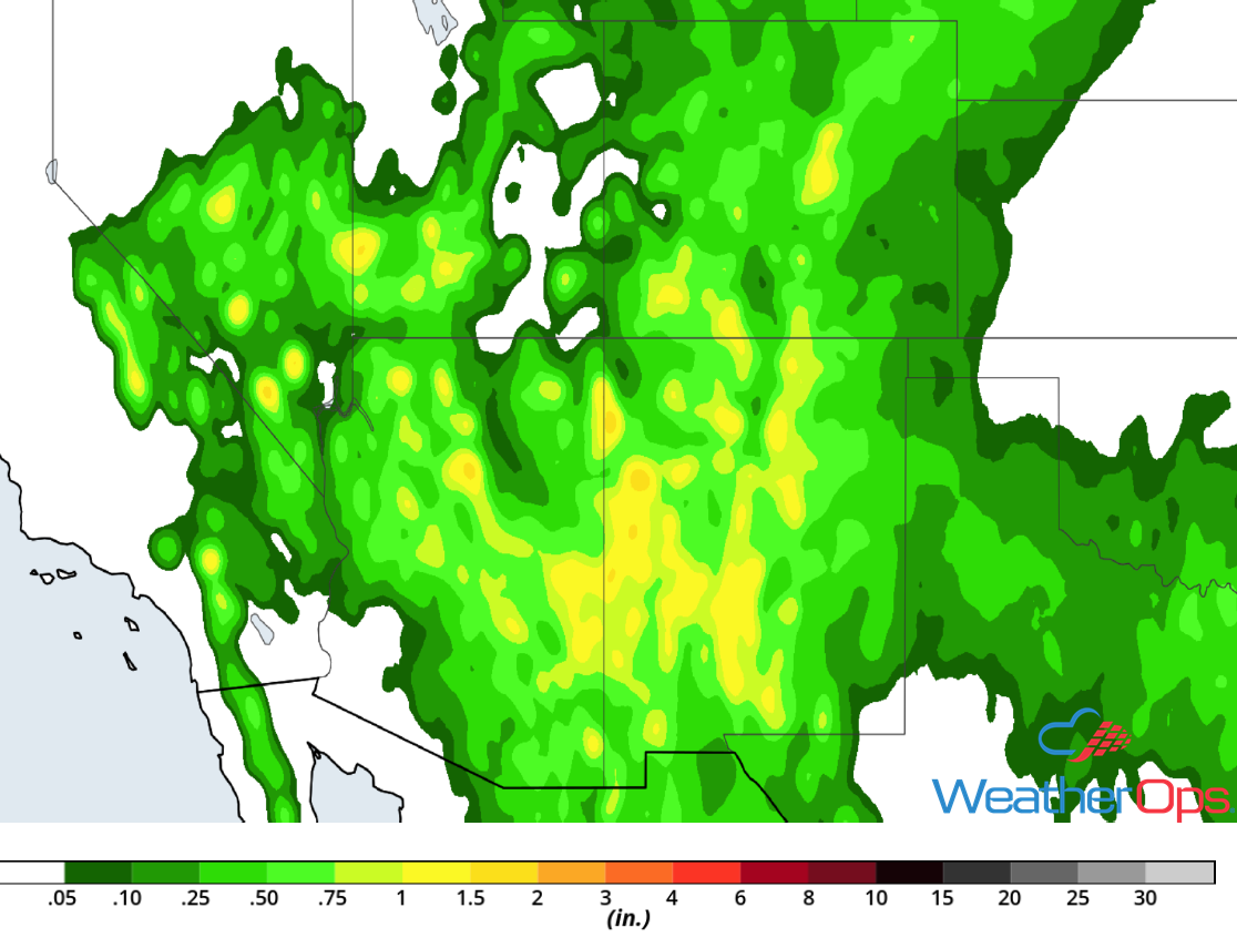 Rainfall Accumulation July 11-13, 2018