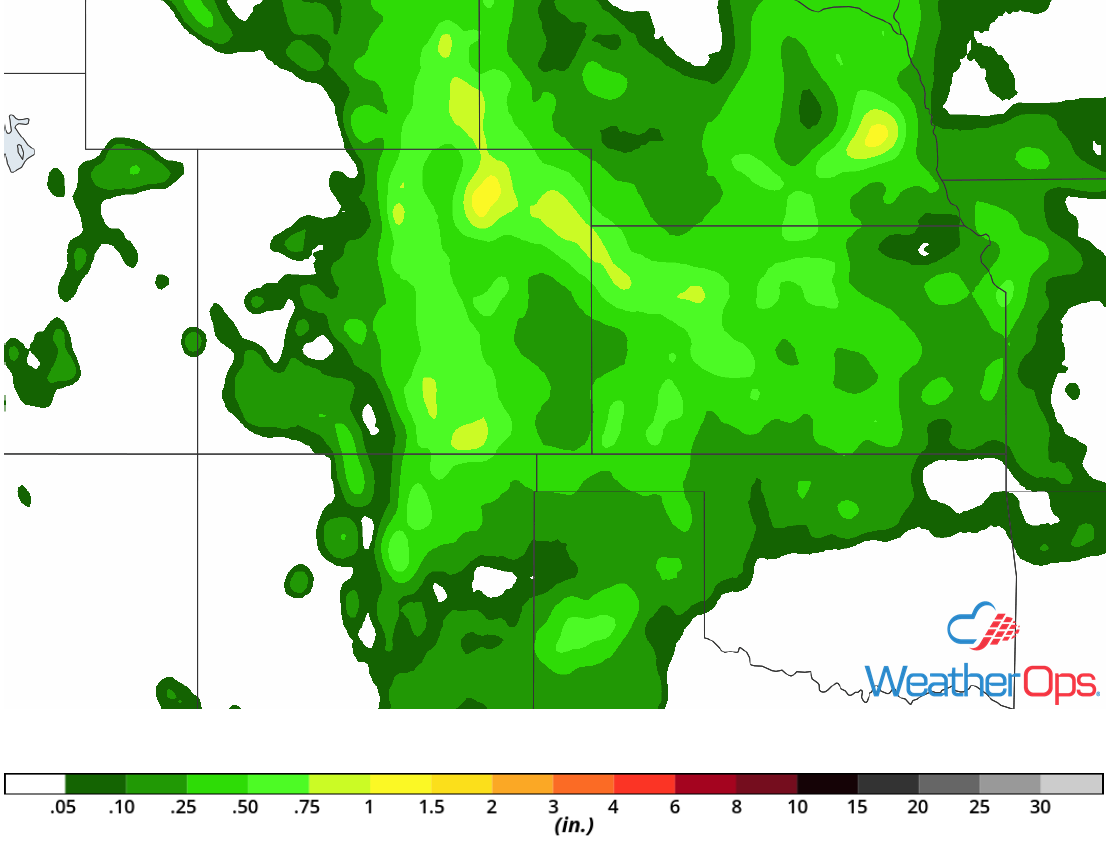 Rainfall Accumulation for July 25-26, 2018
