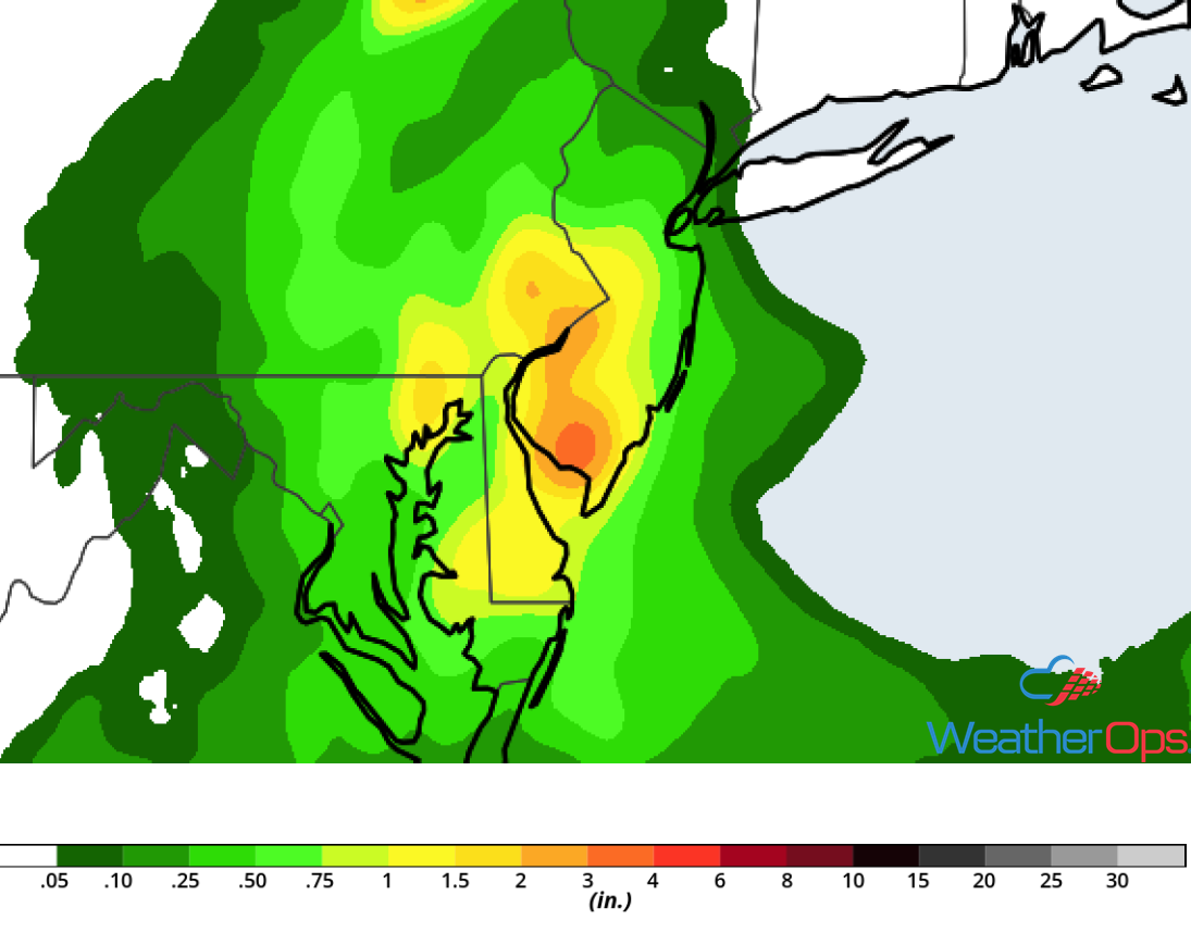 Rainfall Accumulation for Friday, August 31, 2018