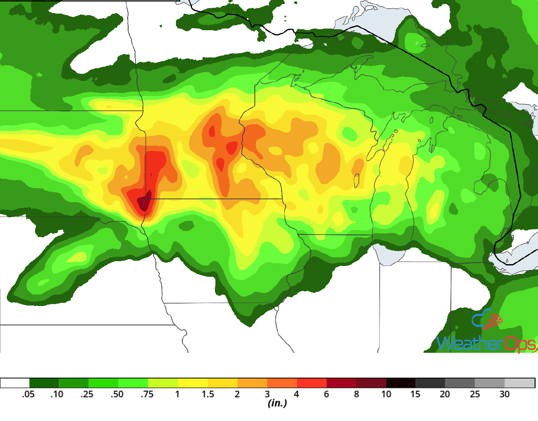 Rainfall Accumulation for September 17-19, 2018