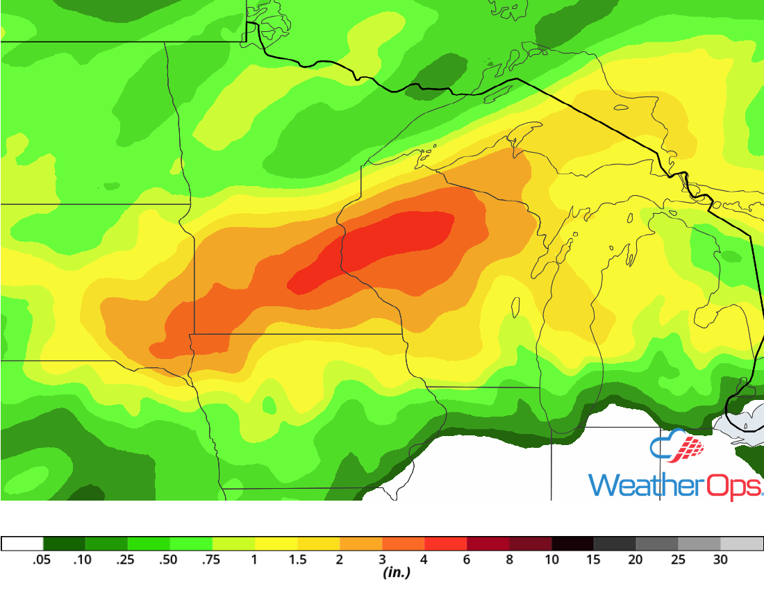 Rainfall Accumulation September 18-20, 2018