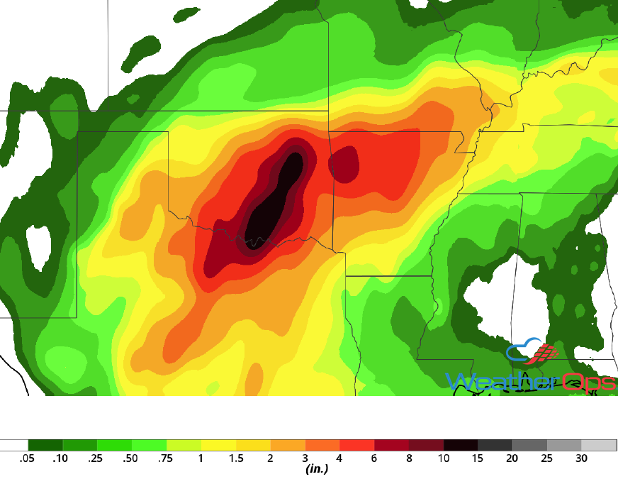 Rainfall Accumulation for September 21-22, 2018