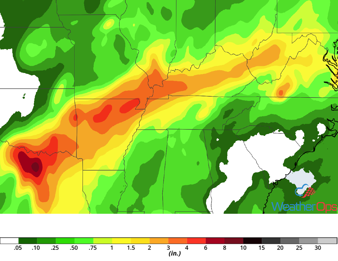Rainfall Accumulation for September 22-23, 2018