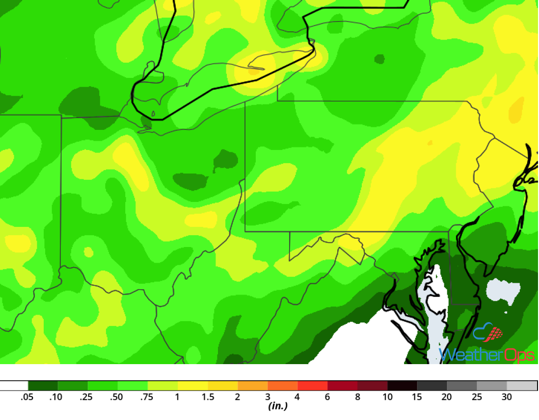 Rainfall Accumulation for Tuesday, September 26, 2018