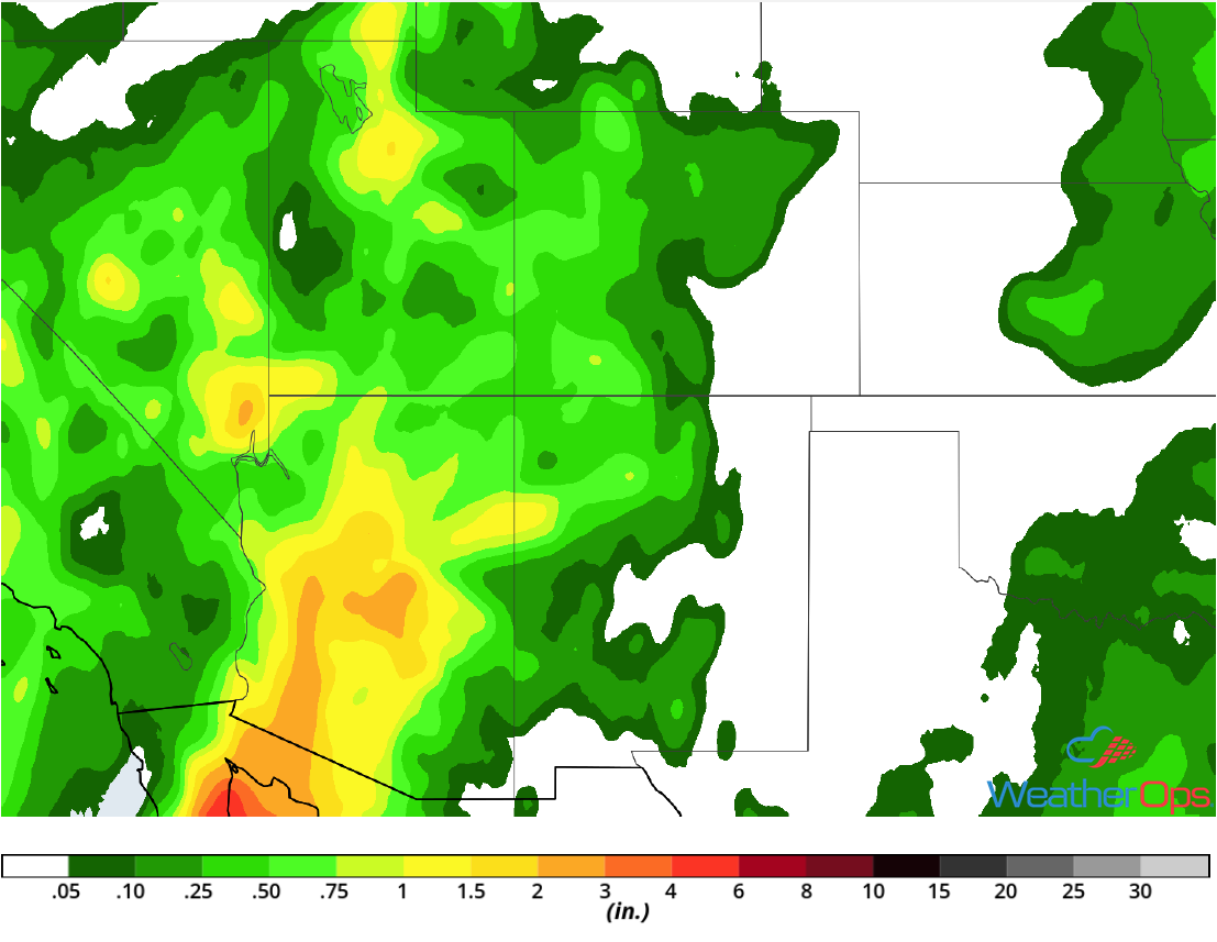 Rainfall Accumulation for October 1-3, 2018