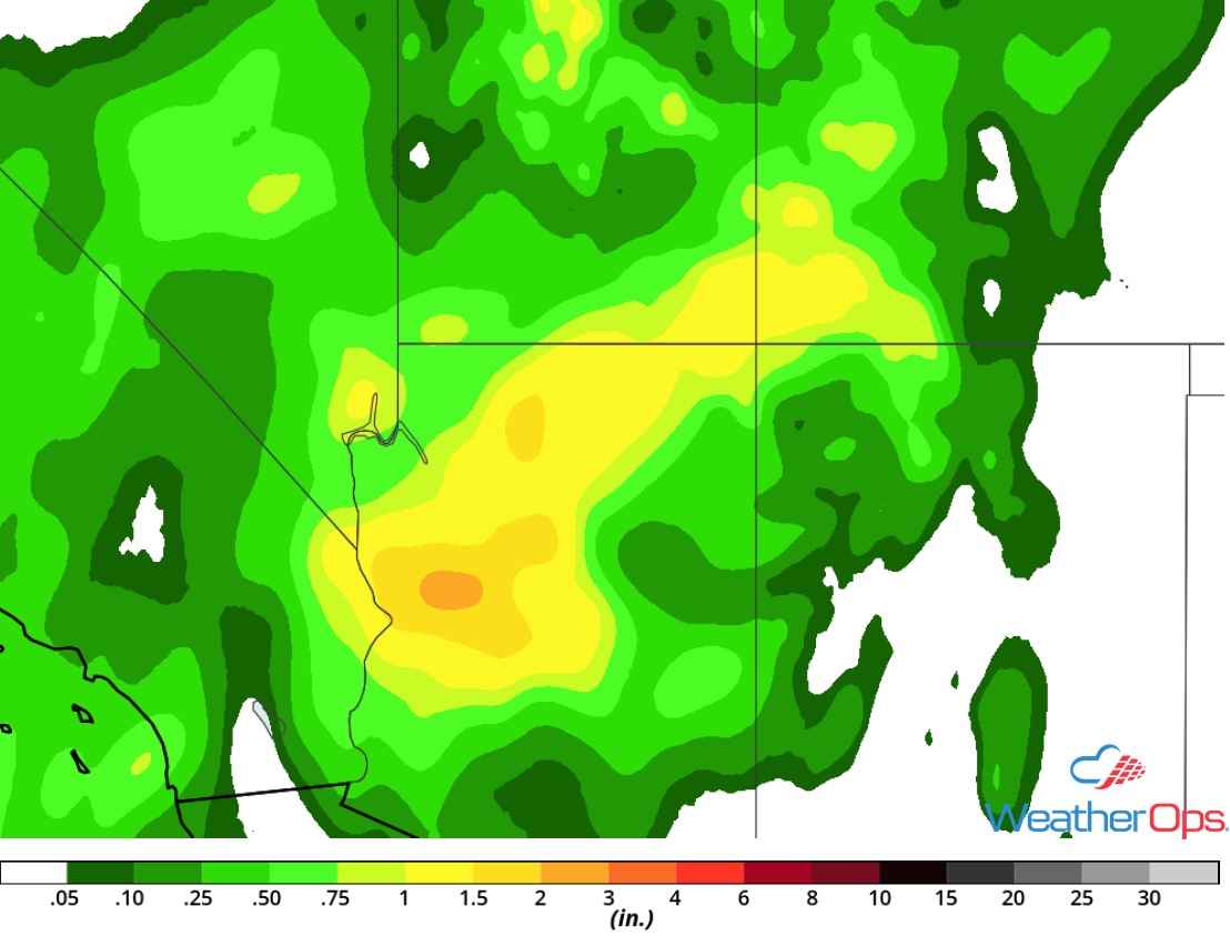 Rainfall Accumulation for October 2-3, 2018