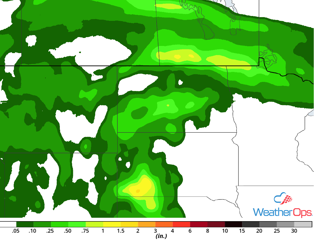 Rainfall Accumulation for Thursday May 17, 2018