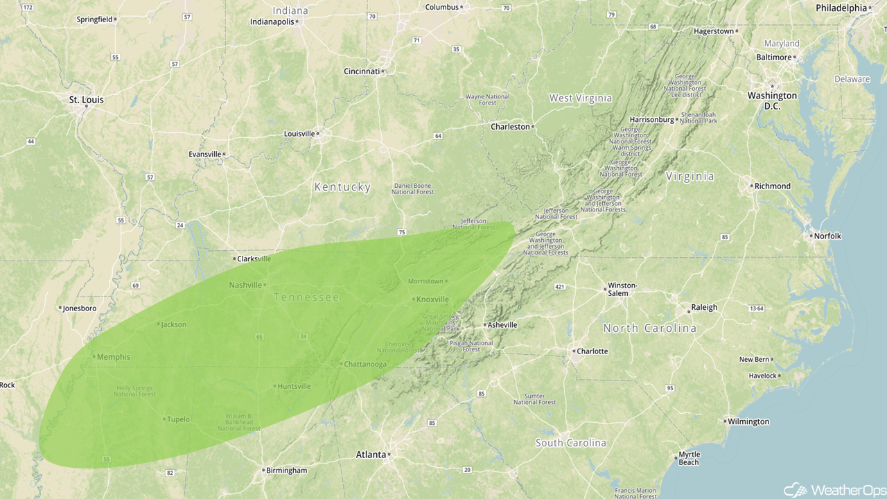 Excessive Rainfall Risk Outline for Thursday, March 1, 2018