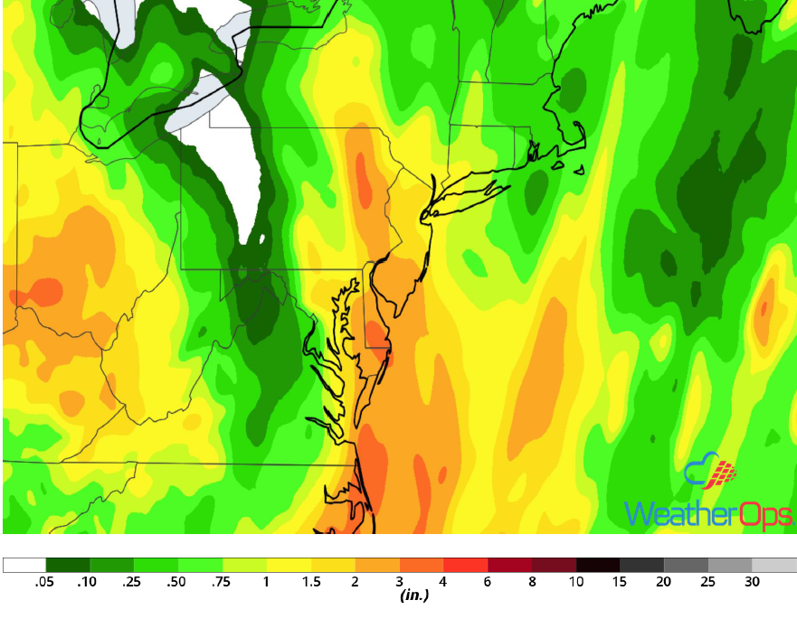 Rainfall Accumulation for July 21-22, 2018