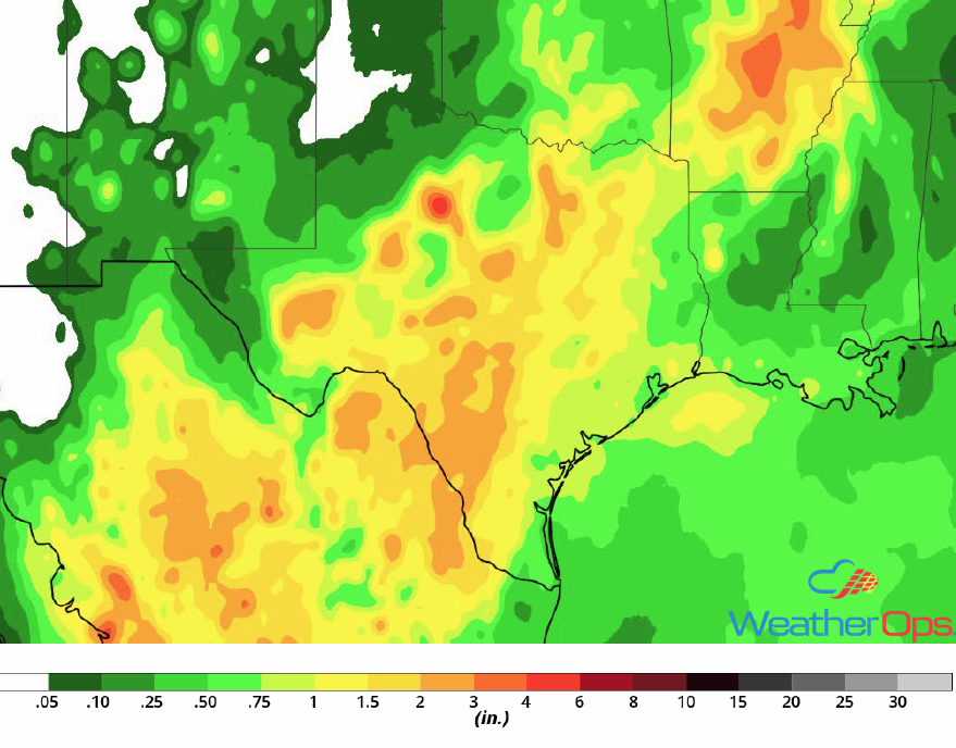 Rainfall Accumulation September 6-8, 2018