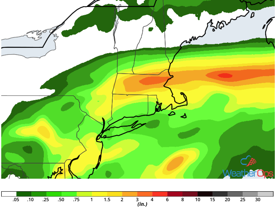 Rainfall Accumulation for Tuesday, September 18, 2018