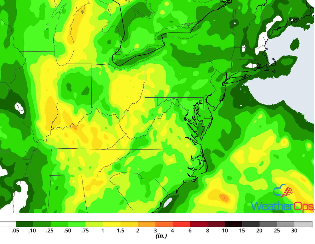 Rainfall Accumulation for May 30-31, 2018